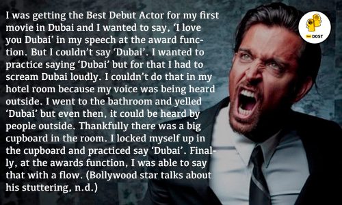 An Inspirational Story: Hrithik Roshan - YourDOST Blog